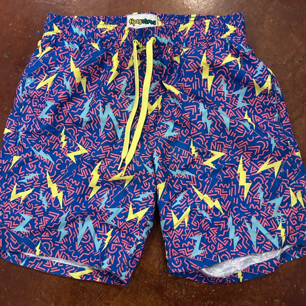 Men’s swim trunks tipsy elves